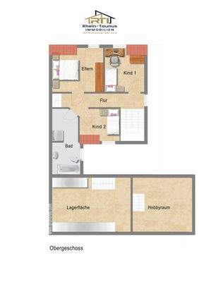 Grundrissbeispiel 1.OG