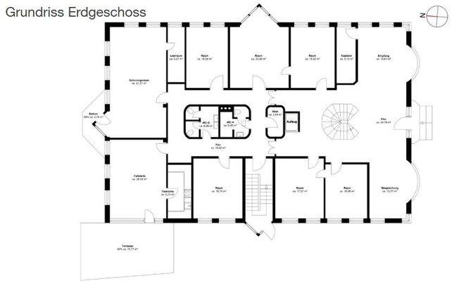 Erdgeschoss Bürofläche
