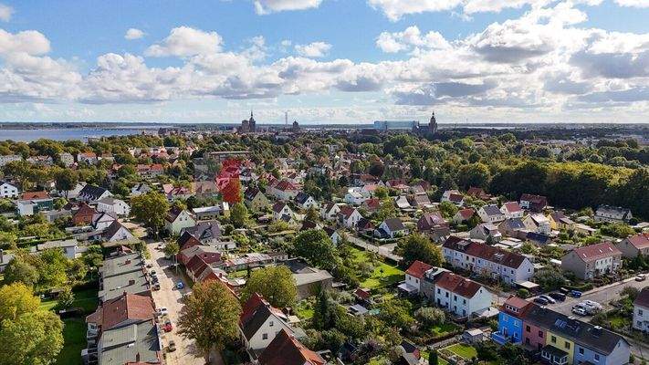 Luftlinie Rügenbrücke