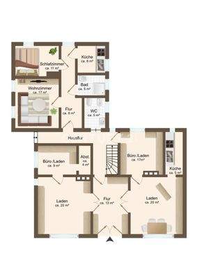 Grundriss Erdgeschoss