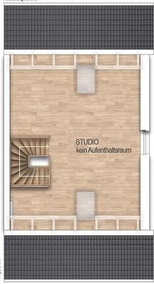 Beispiel-Grundriss-Dachstudio