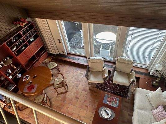 Wohn- Essbereich von der Galerie aus 