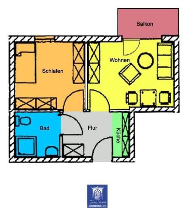 Hübsche Wohnung mit Balkon in traumhafter Höhenlage von Radebeul! - Photo 5