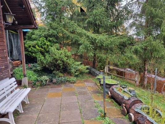 von hier blicken Sie auf Ihr grünes Reich