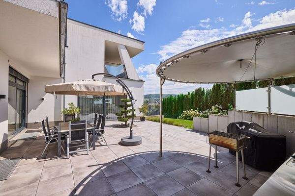 Fernblick von der Terrasse