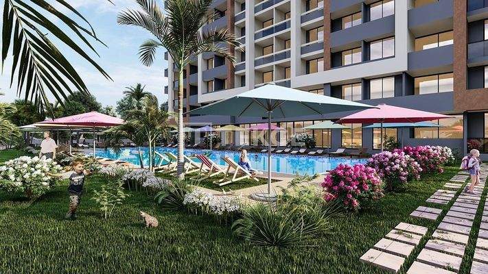 Newly-Built Apartments in a Stylish Project in Arpaçbahşiş Mersin