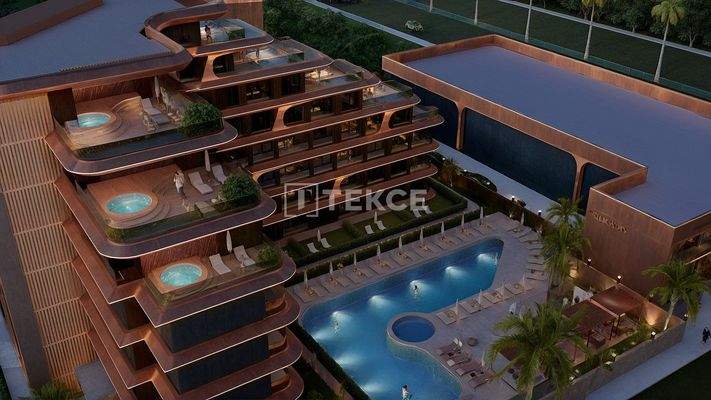 2 and 3-Bedroom Apartments with Rich Amenities in Antalya