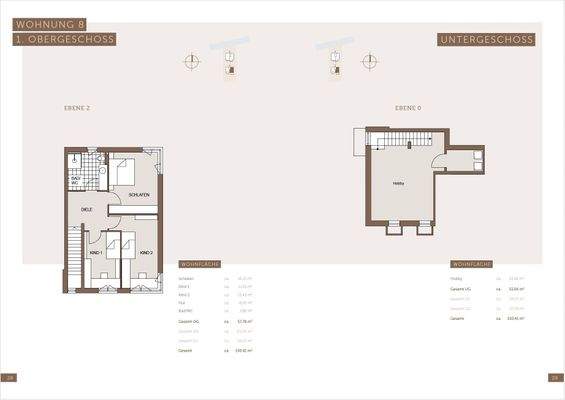Wohnflächenberechnung Wohnung Nr. 8 Seite 2