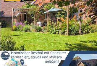Historischer Resthof mit außergewöhnlichem Charakter 