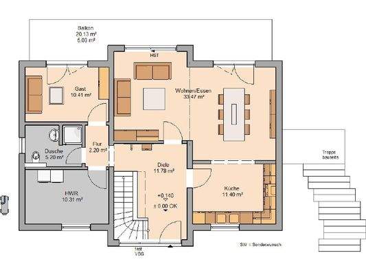 Grundriss Erdgeschoss