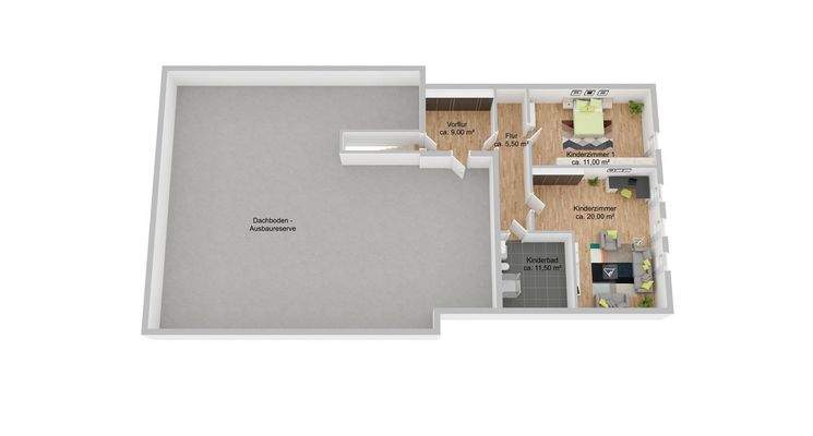 Grundriss Dachgeschoss