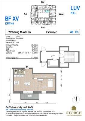 Grundriss WE 105 Baufeld XV 