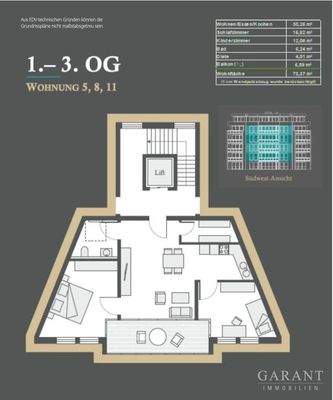 Obergeschoss - Whg. 5-8-11