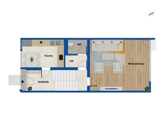 Grundriss - Erdgeschoss