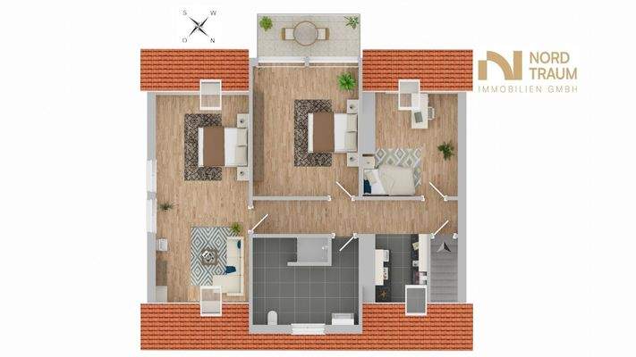 Grundriss Obergeschoss