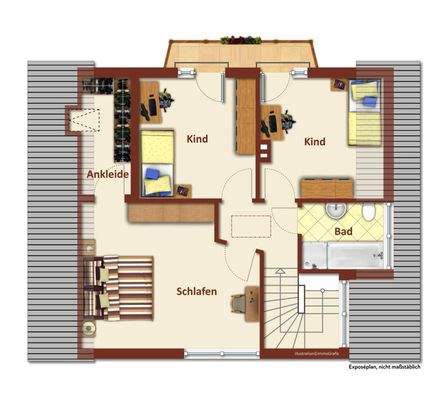 Grundriss Obergeschoss