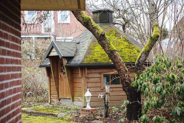 Grillhütte im Garten