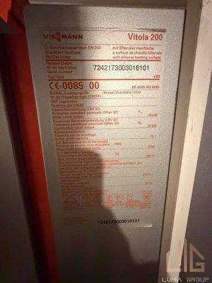 Typenschild Heizung