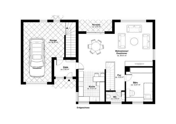 Grundriss Erdgeschoss