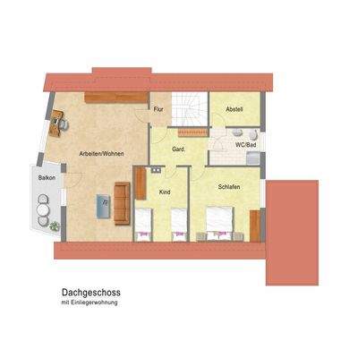 Grundriss Dachgeschoss