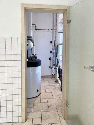 Blick von der Küche zum HWR