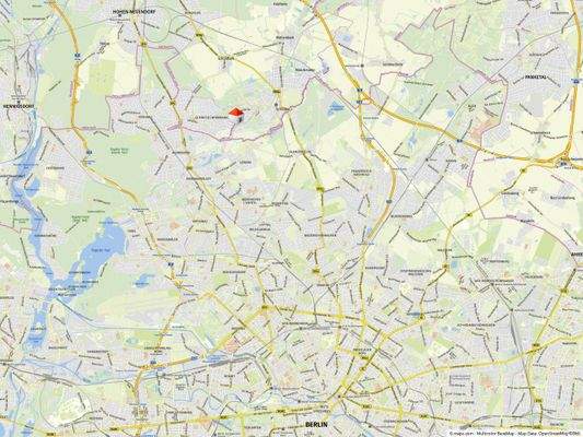 Geolyzer Kartenausschnitt