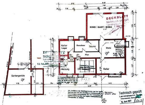 Grundriss Untergeschoss