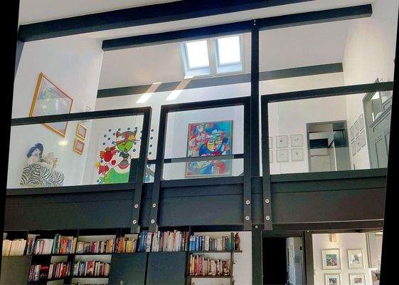 Wohnzimmer Blick auf Galerie