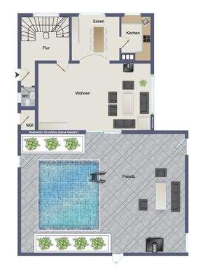 Erdgeschoss (kein Maßstab) 