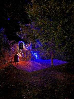 Idyllische Gartenecke