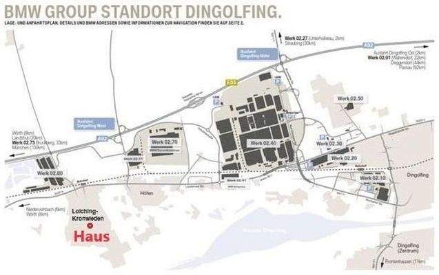 Lageplan zu BMW