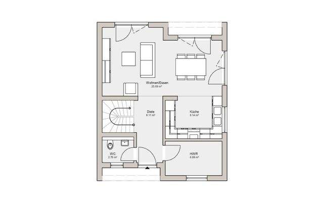 Grundriss Erdgeschoss