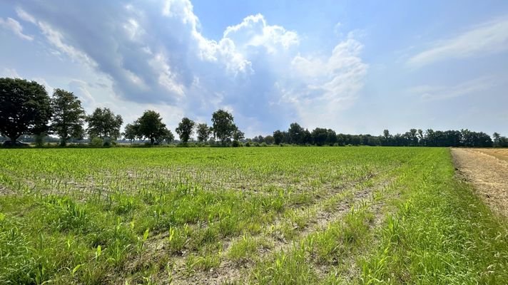 Ausblicke über die landwirtschaftliche Fläche und angrenzende Ländereien