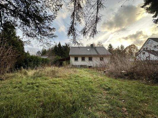 Rückseite des Hauses