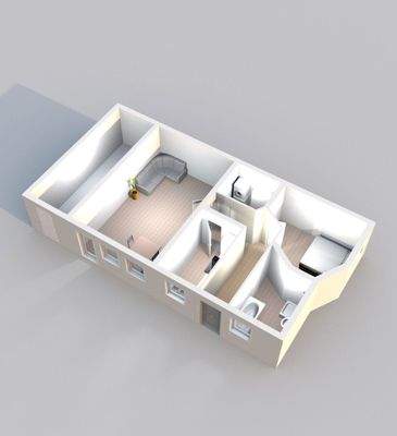 Einliegerwohnung 3D Modell