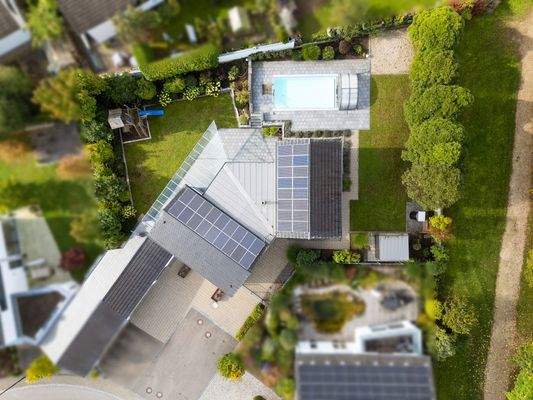 Luftaufnahme Grundstückssituation