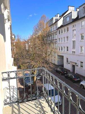 Blick vom Balkon