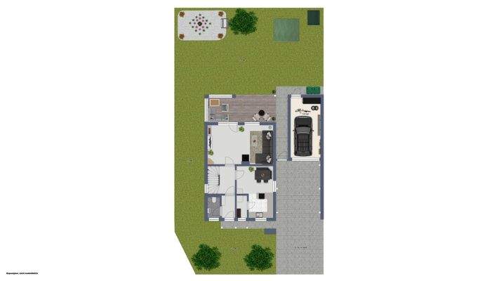 Grundrissskizze Außen