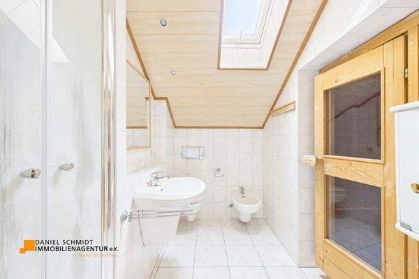 Badezimmer mit Sauna