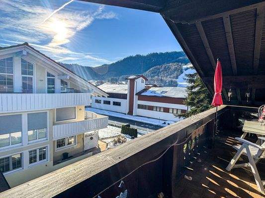 Ausblick vom Südostbalkon