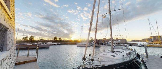 Zugang Deck/ Balkon/ Terrasse/ Garten/ Meer