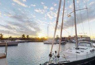 Zugang Deck/ Balkon/ Terrasse/ Garten/ Meer