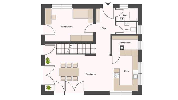 Grundriss Erdgeschoss