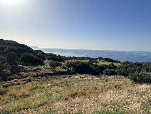 Kreta, Triopetra: Grundstück mit Meerblick zu verkaufen