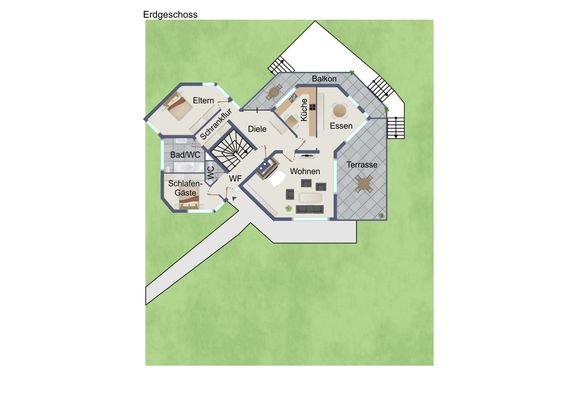 Grundriss Erdgeschoss