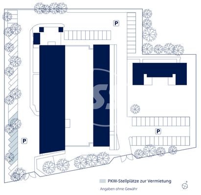 Lageplan Stellplätze