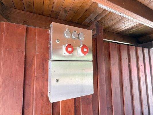 Stromanschluss Carport