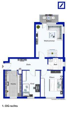 Illustration Grundriss