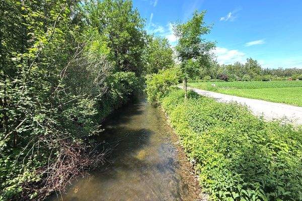 direkt am Gröbenbach