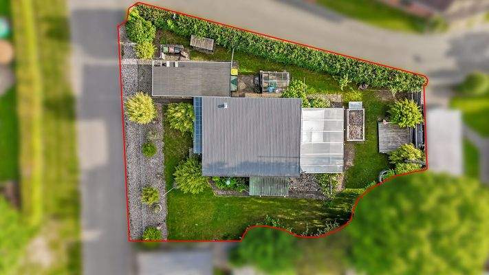 Grundstück Drohnenansicht